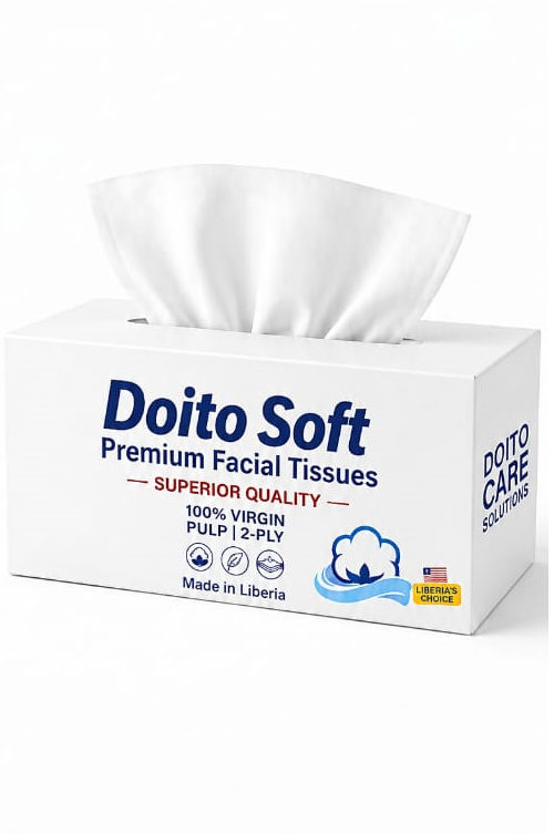 Doito Soft Premium Facial Tissue packaging